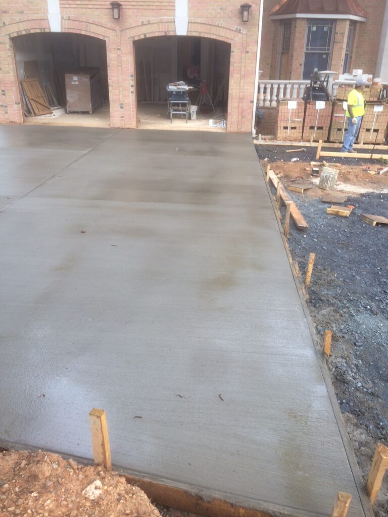 Concrete Pad Driveway